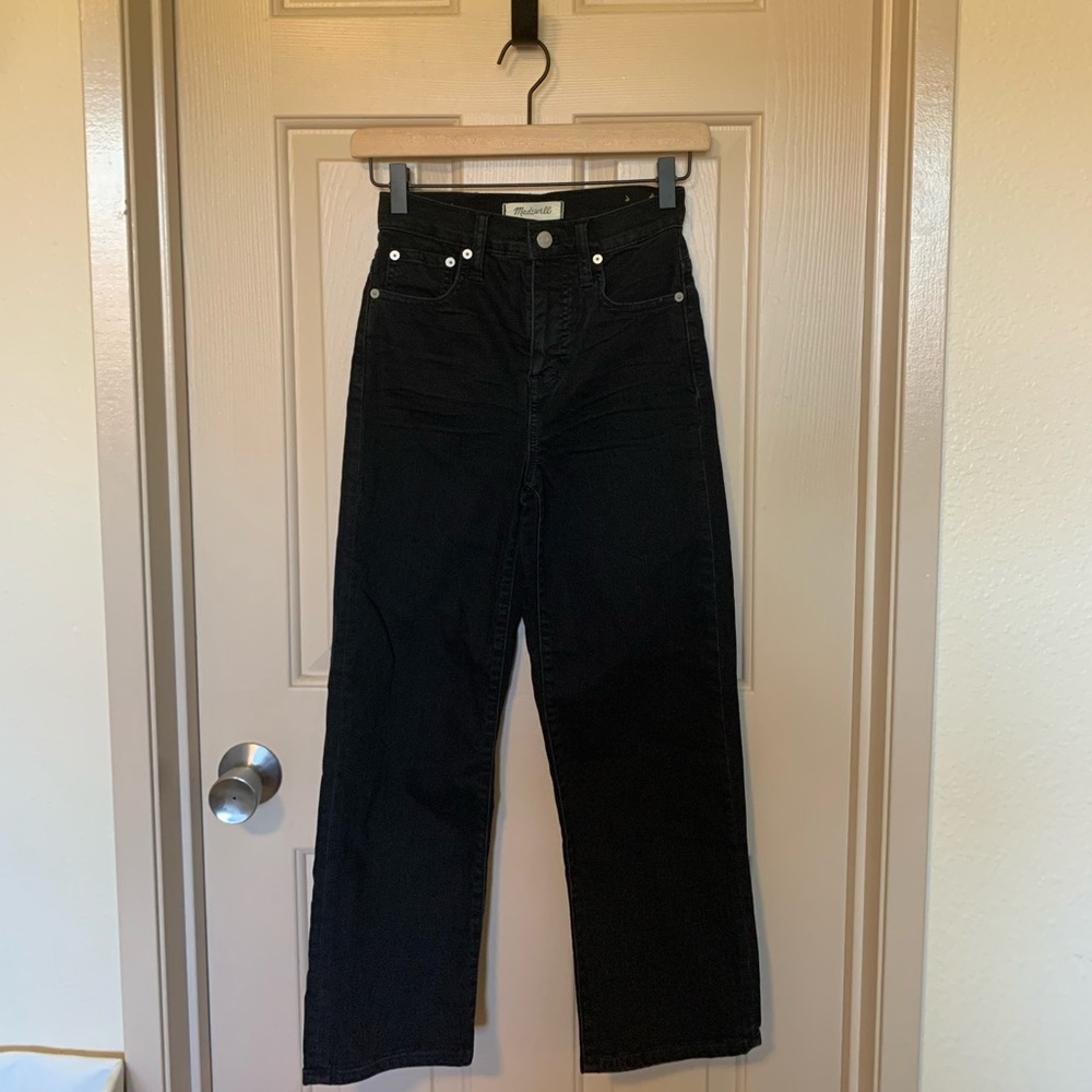 Madewell wide leg crop jeans
